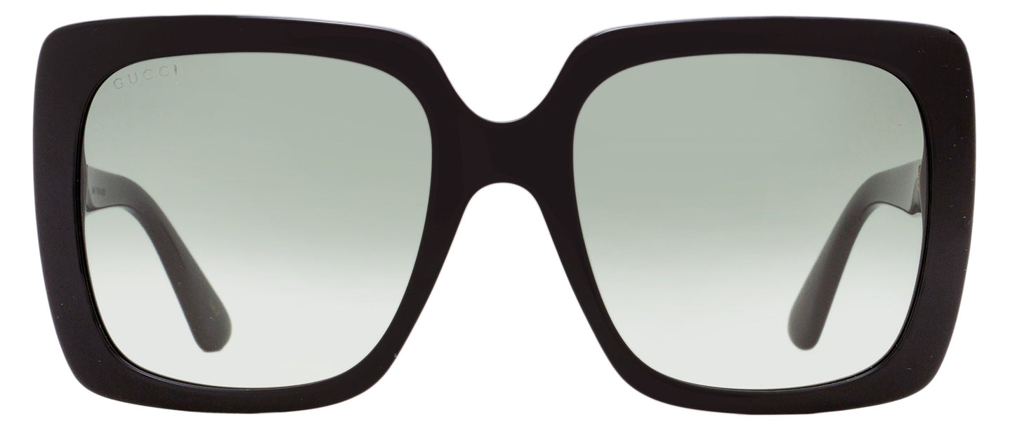 Gucci Crystal Logo Sunglasses GG0418S 001 Black 54mm 418