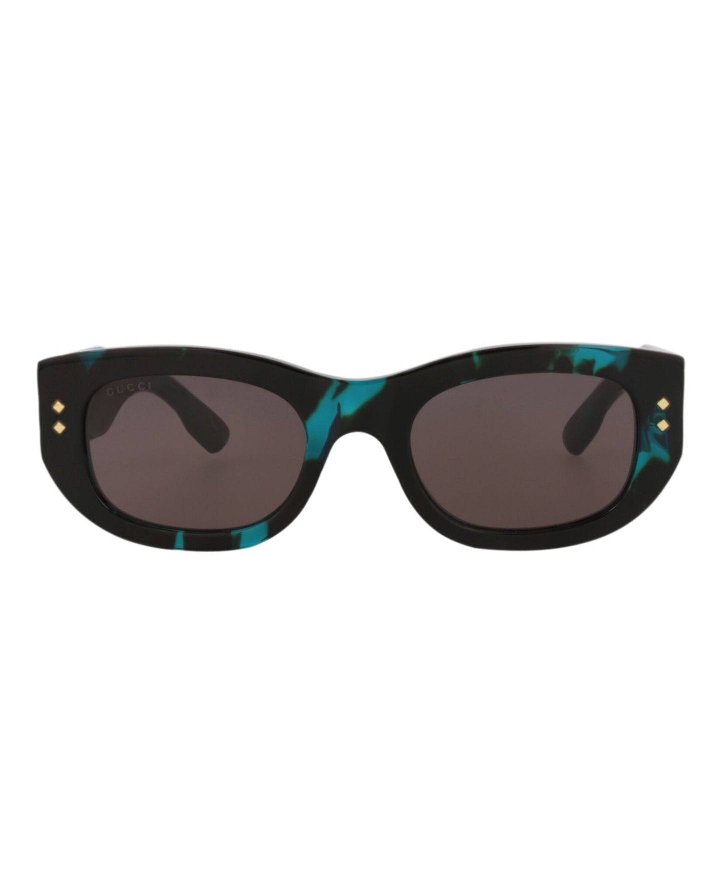 Gucci Womens Square/Rectangle Havana Havana Grey Fashion Designer Eyewear