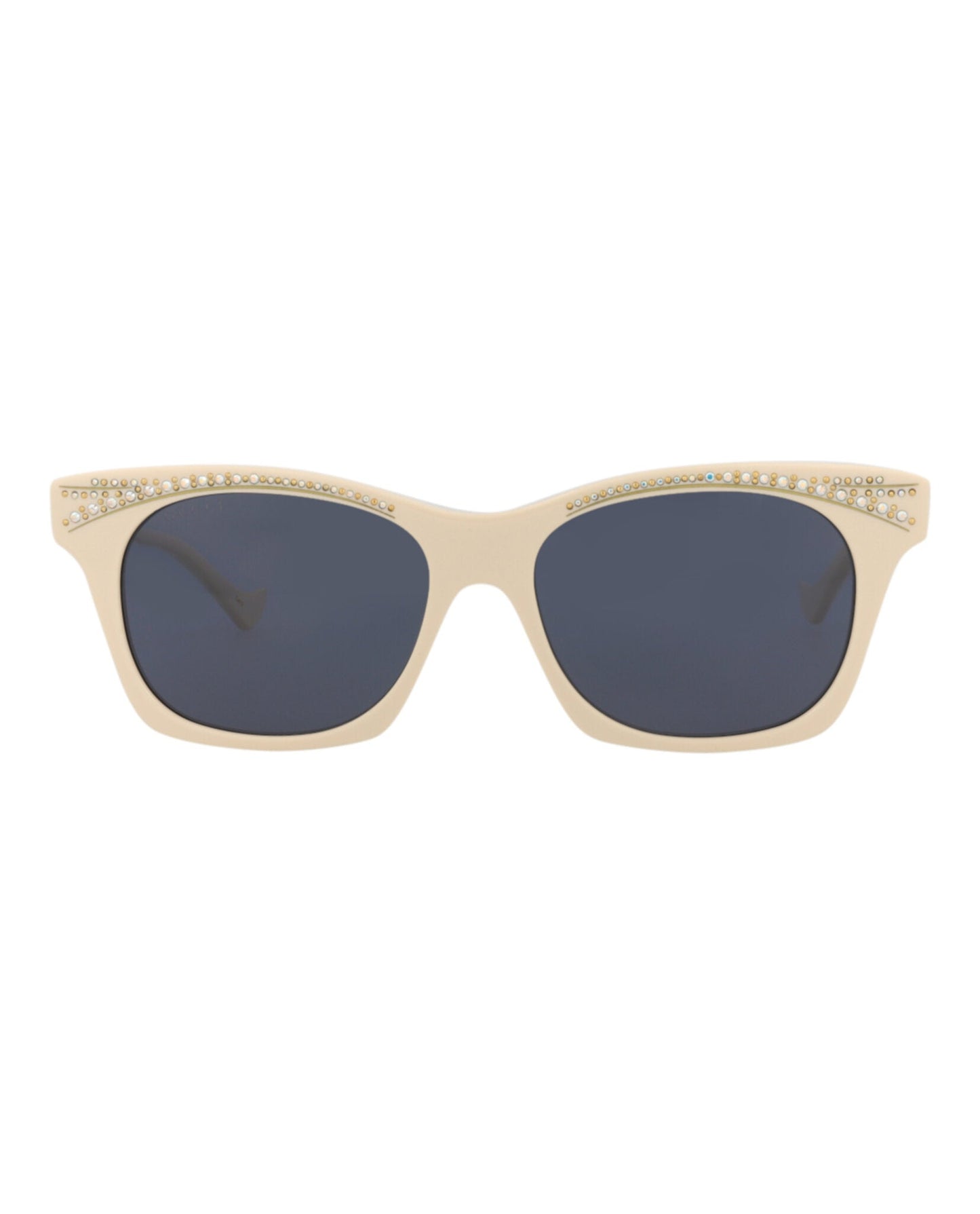 Gucci Womens Cat Eye Ivory Ivory Blue Fashion Designer Eyewear