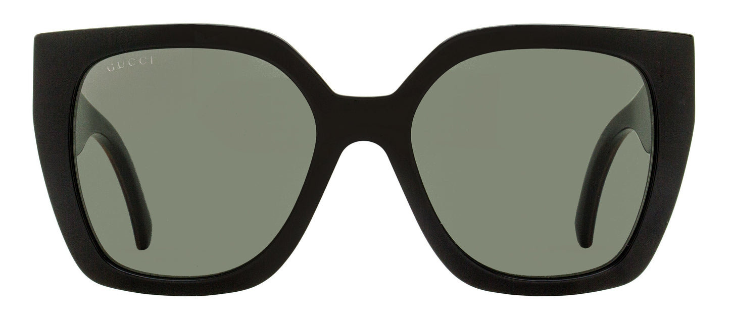 Gucci Square Web Sunglasses GG1300S 001 Black/Havana 55mm