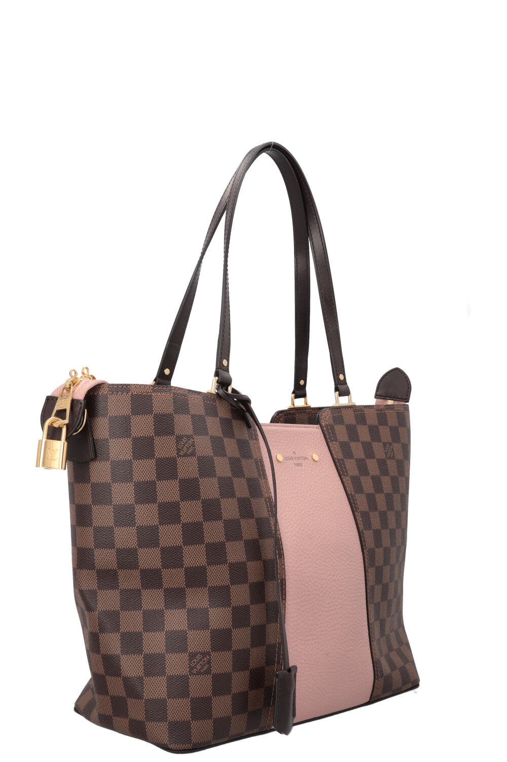 LOUIS VUITTON Jersey Bag Damier Ebene Pink