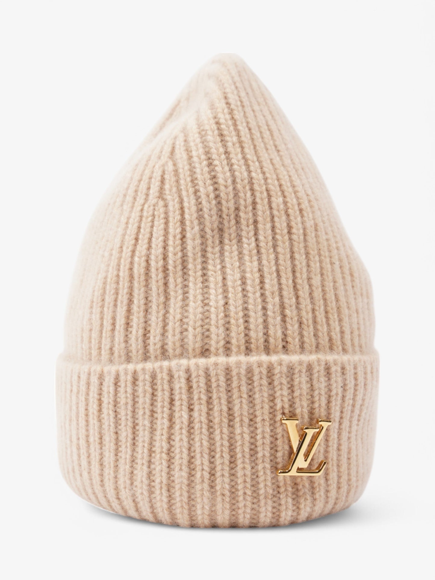 Louis Vuitton LV Spark Beanie Beige Cashmere