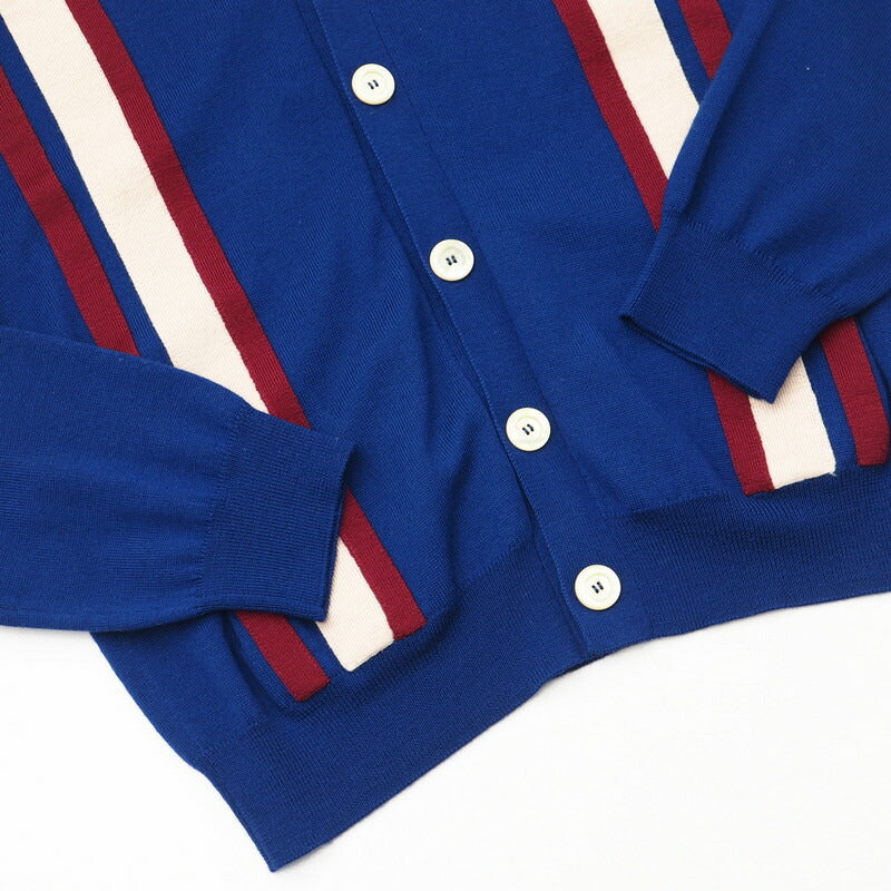 GUCCI knit 597800 knit Blue/Red/Ivory Women XS