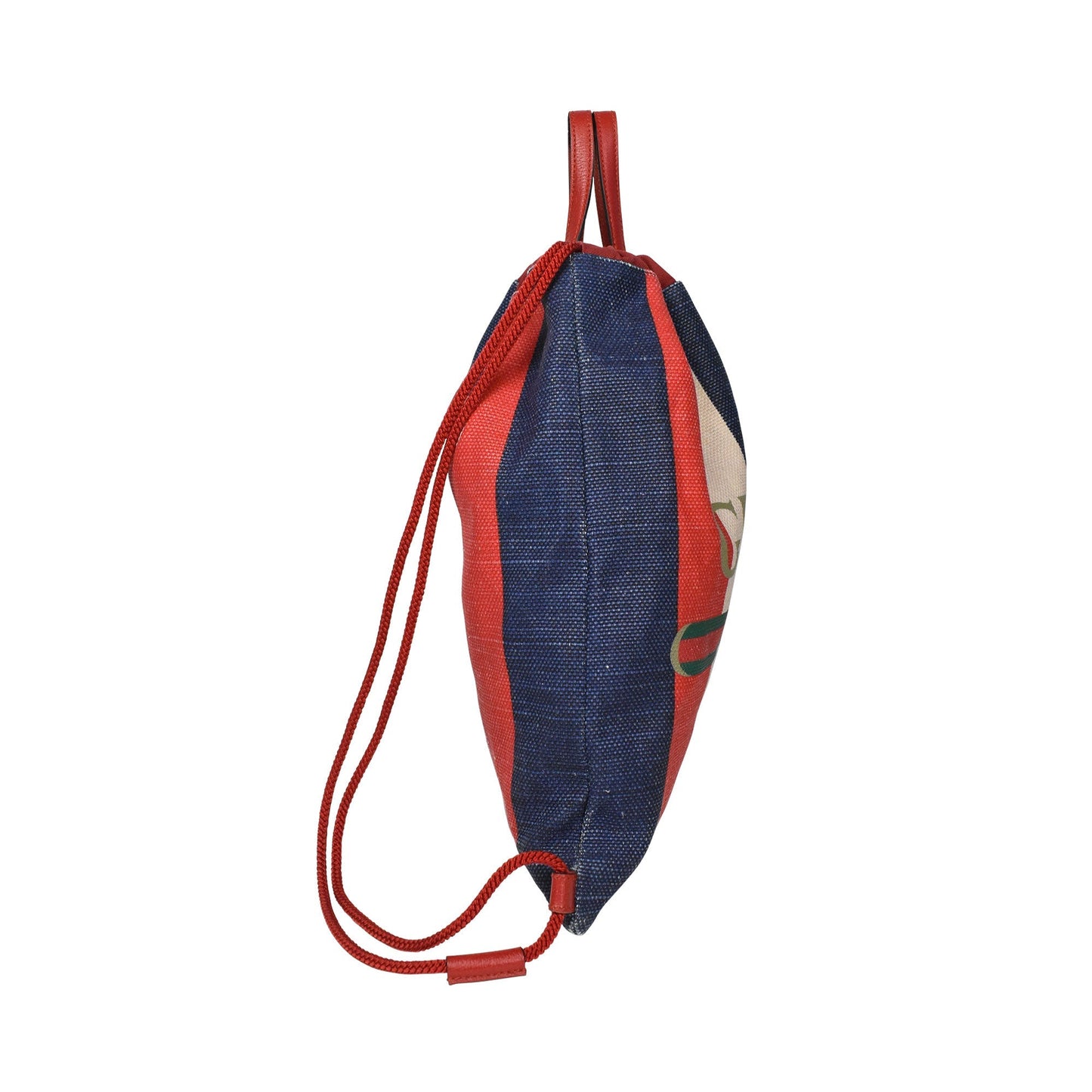 Gucci Leather Canvas Shoulder Bag