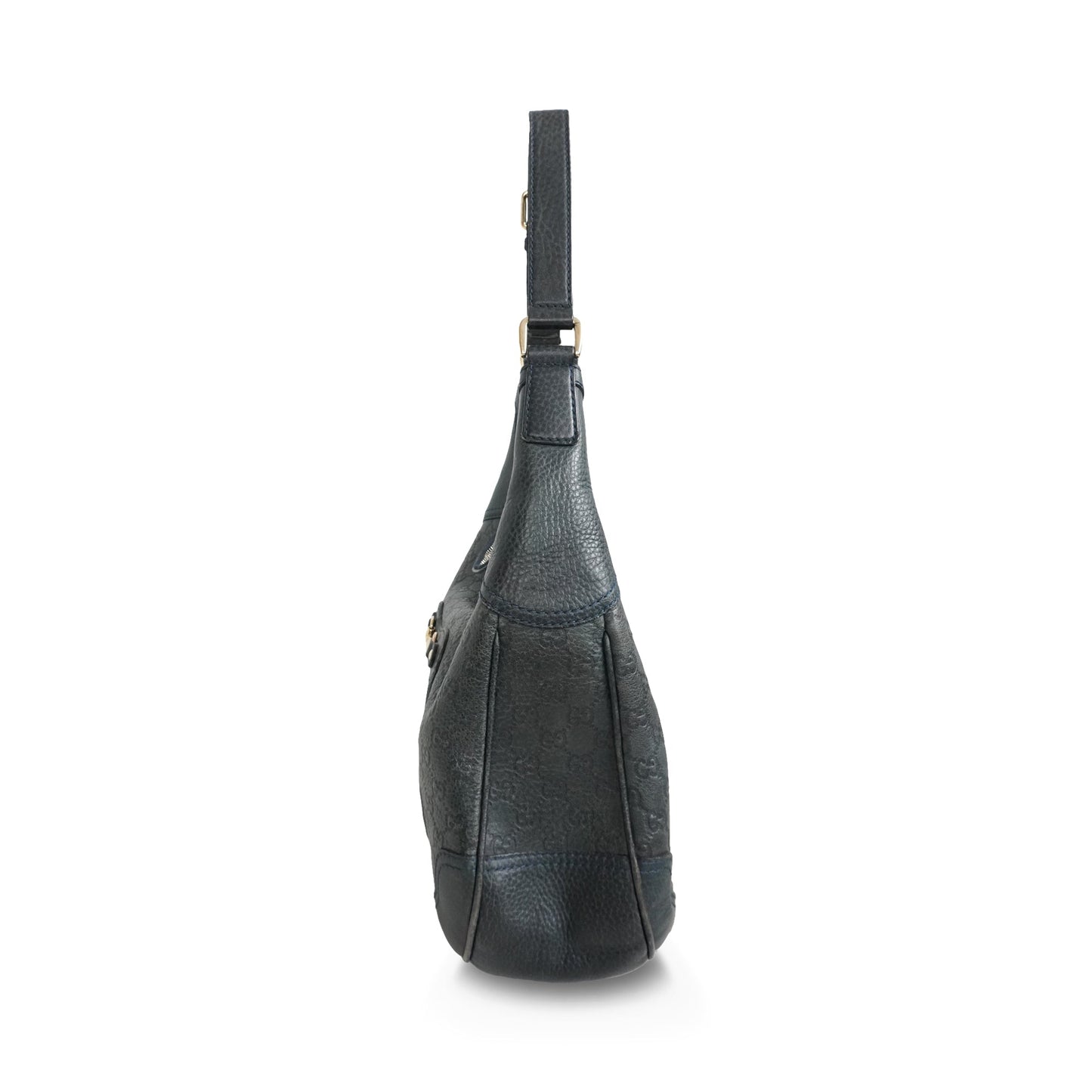 Gucci Monogram Leather Canvas Shoulder Bag