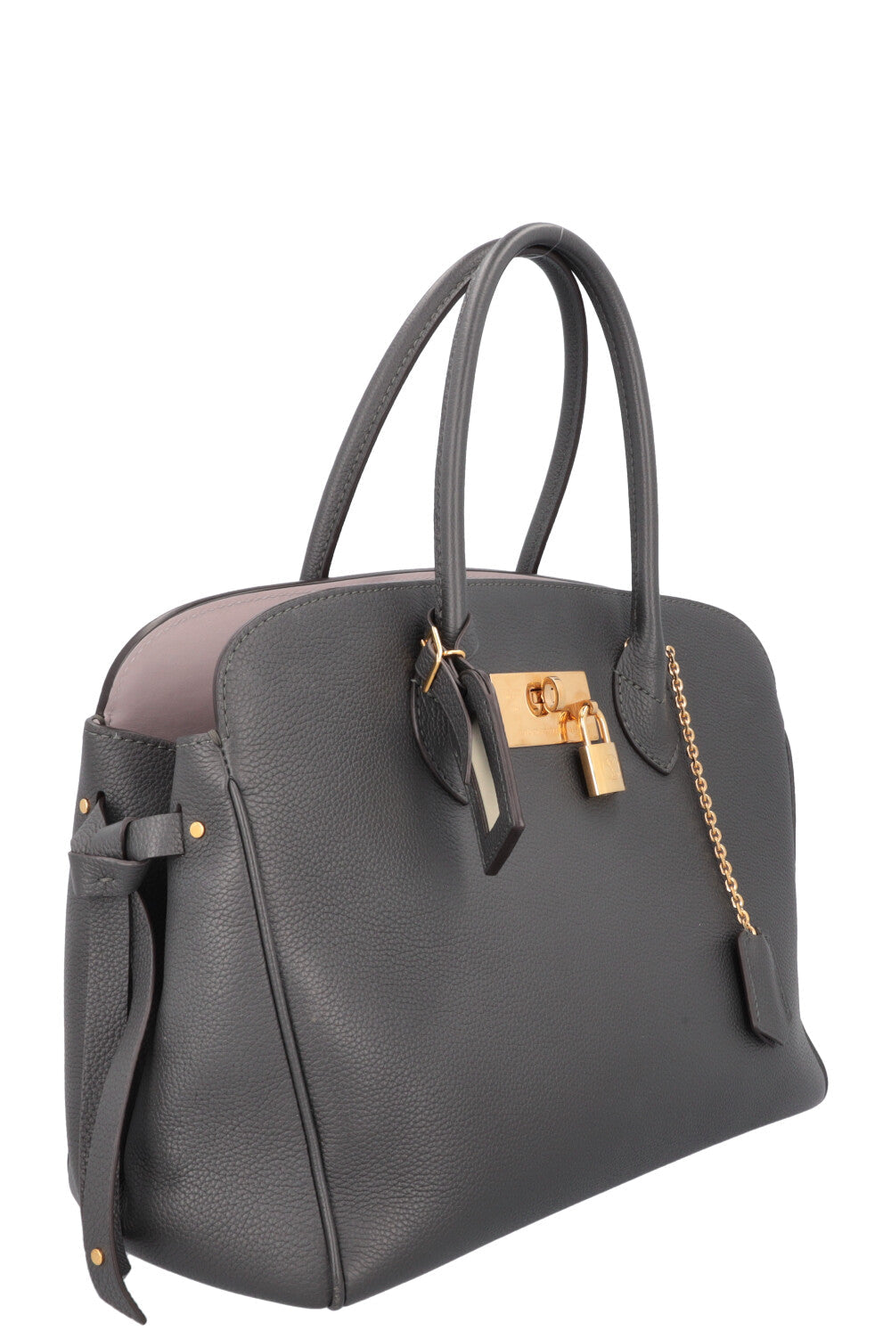 LOUIS VUITTON Milla MM Leather Grey