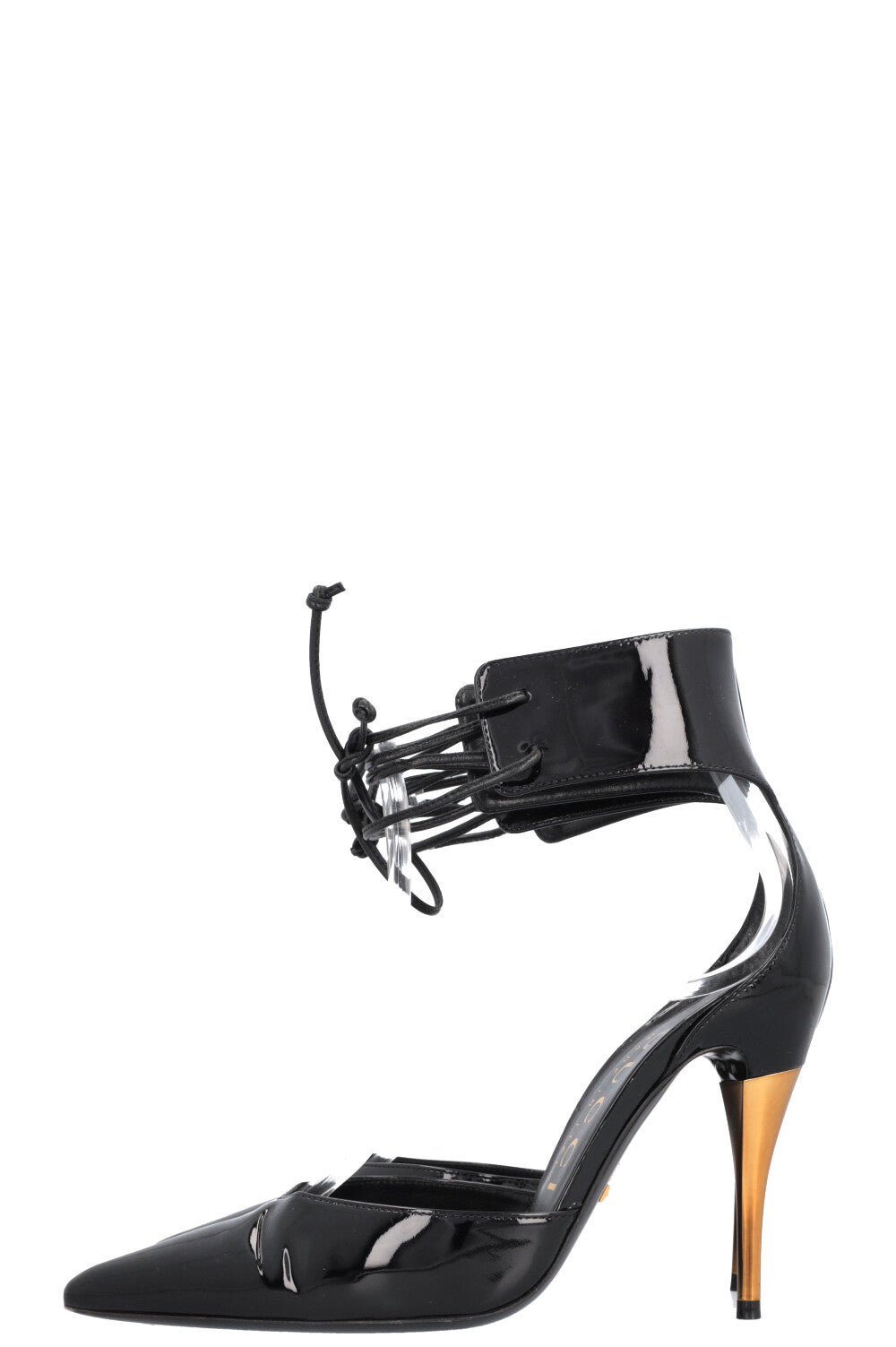 GUCCI Heels Patent Black