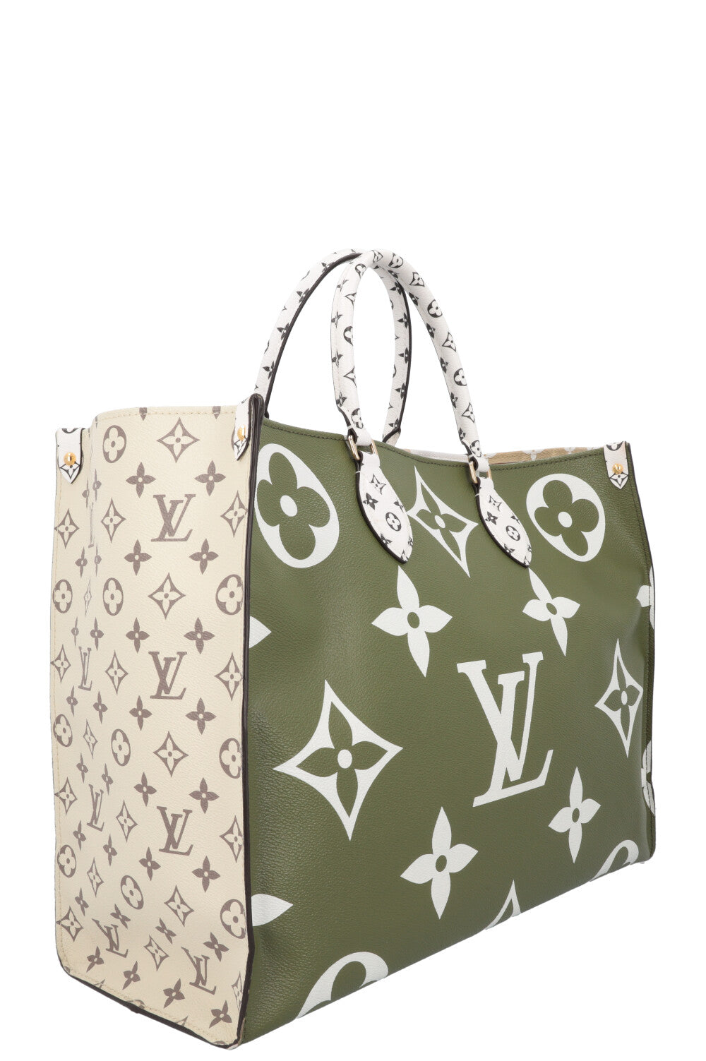 LOUIS VUITTON OnTheGo GM Tote Bag MNG White Green