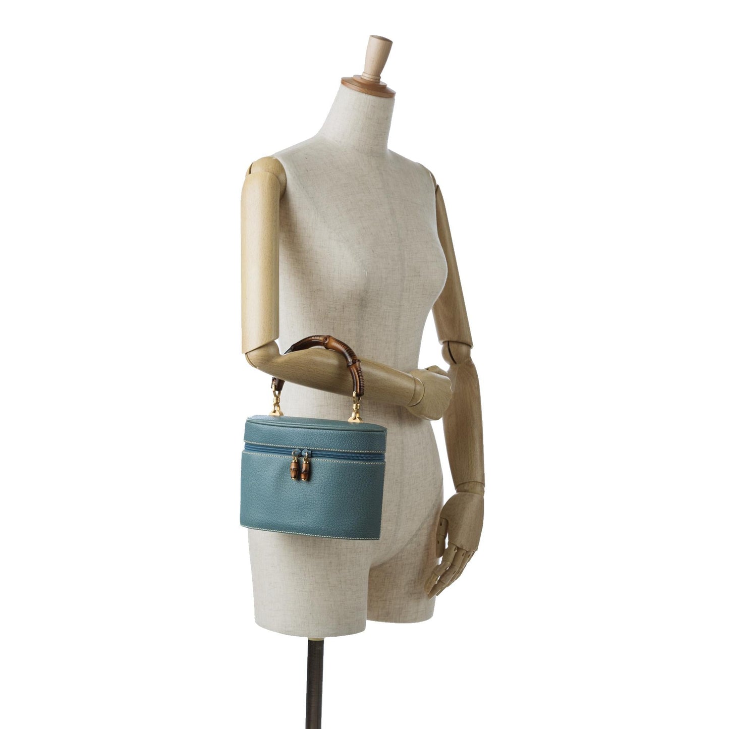 Gucci Bamboo Leather Vanity Bag (SHG-2XKgsO)