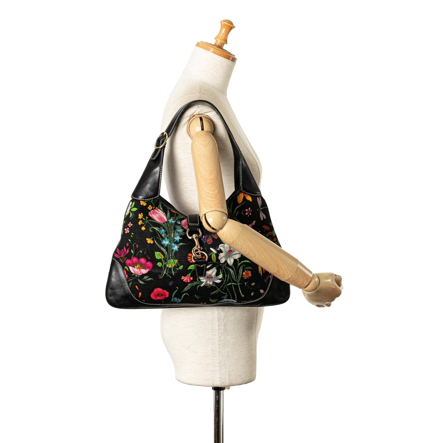 Gucci Flora Canvas Jackie O Bouvier (SHG-N0nf1j)