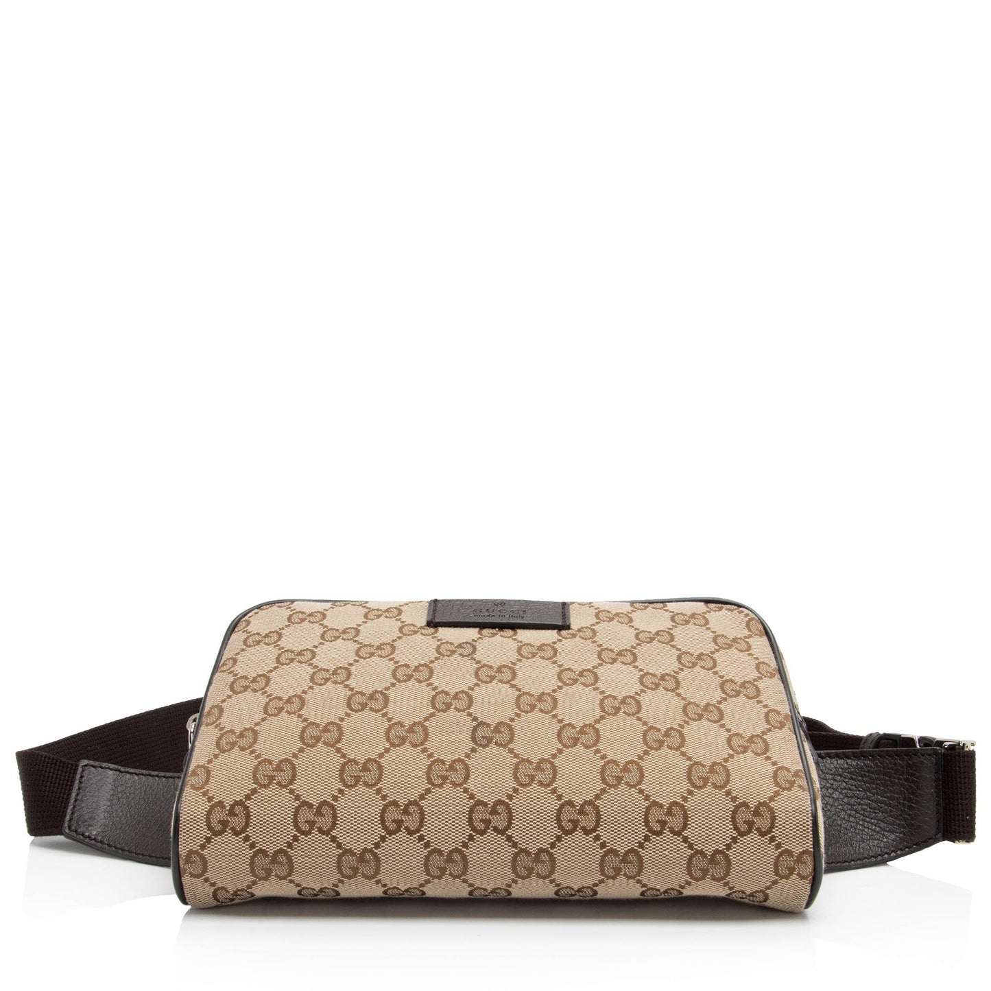 Gucci Nylon Leather Canvas Shoulder Bag