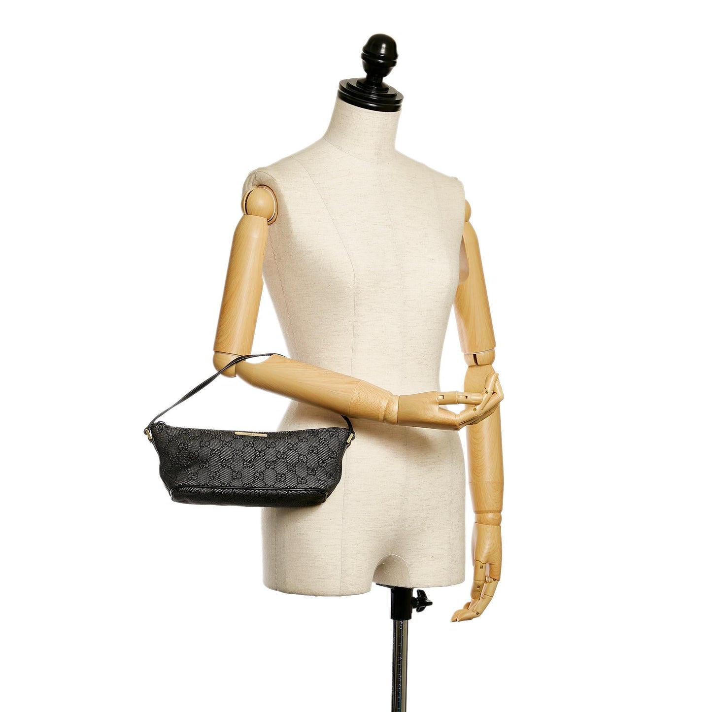 Gucci GG Canvas Boat Baguette (SHG-32251)