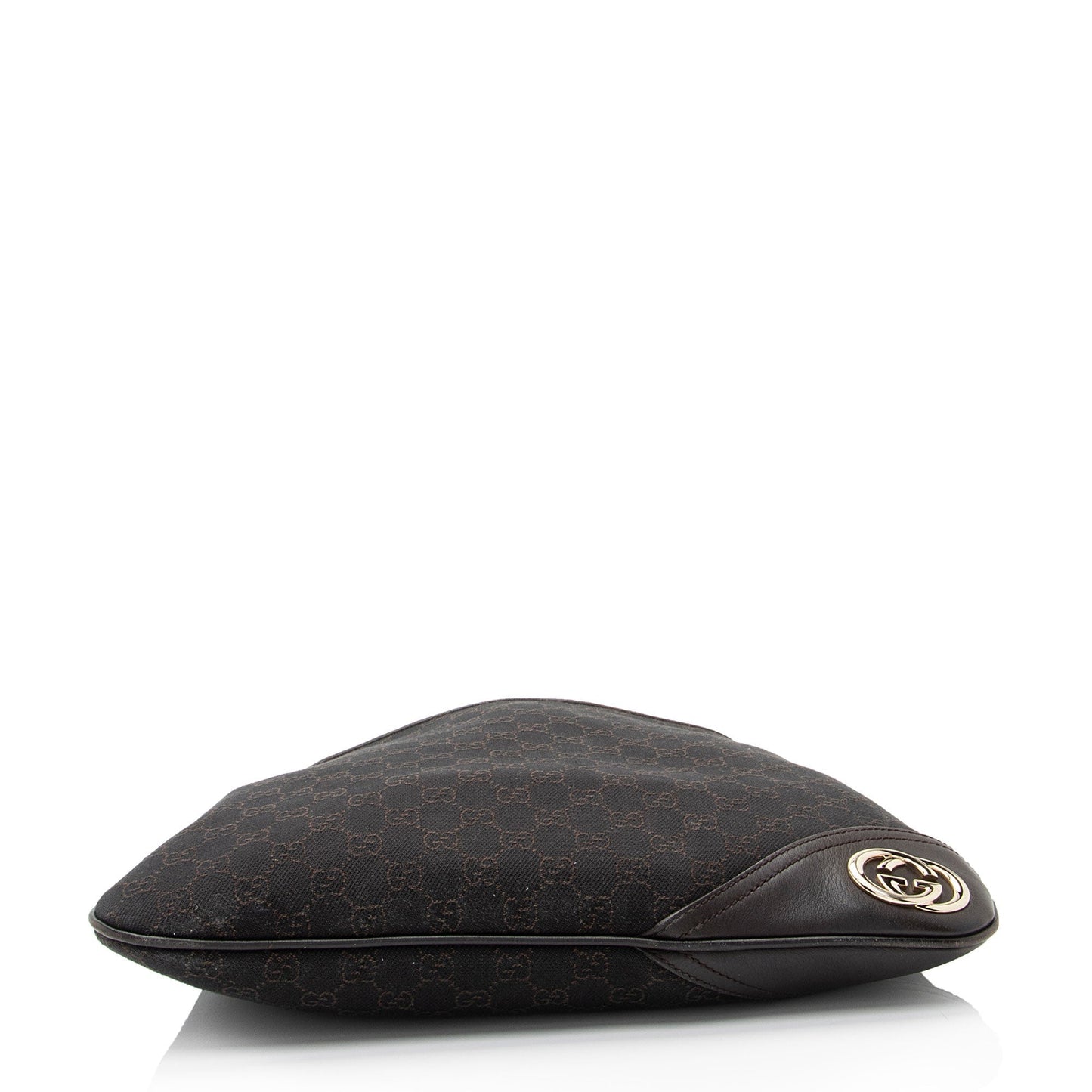 Gucci Leather Canvas Shoulder Bag