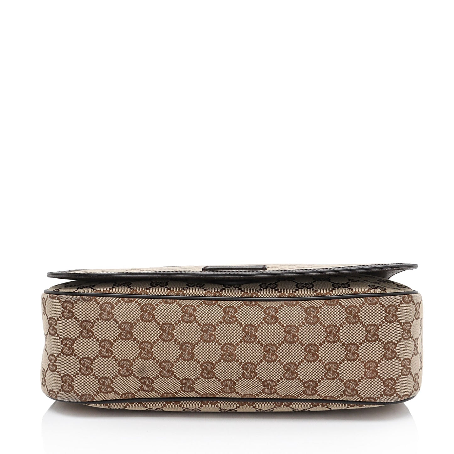 Gucci Nylon Leather Canvas Shoulder Bag