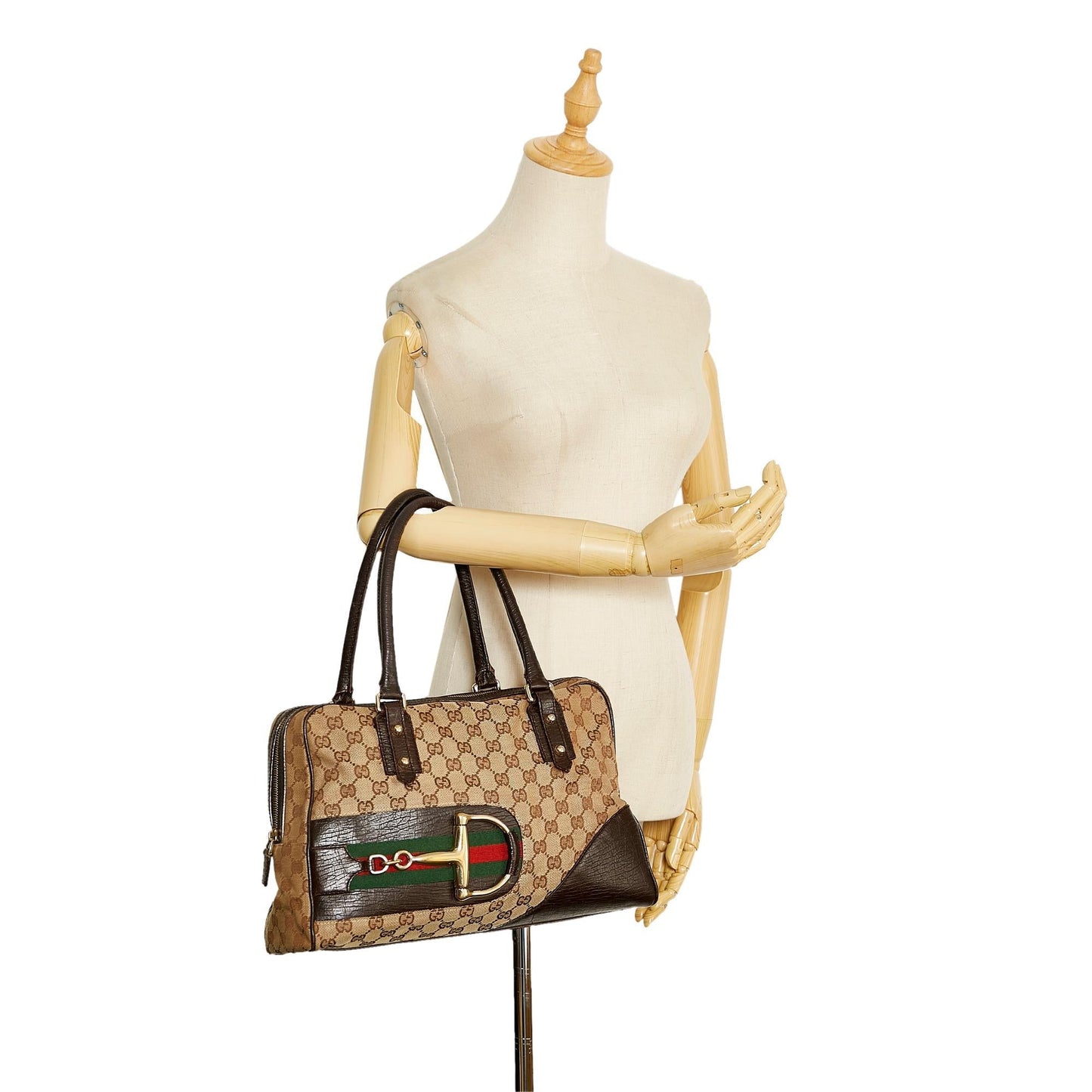 Gucci GG Canvas Hasler Handbag (SHG-kbVyMT)
