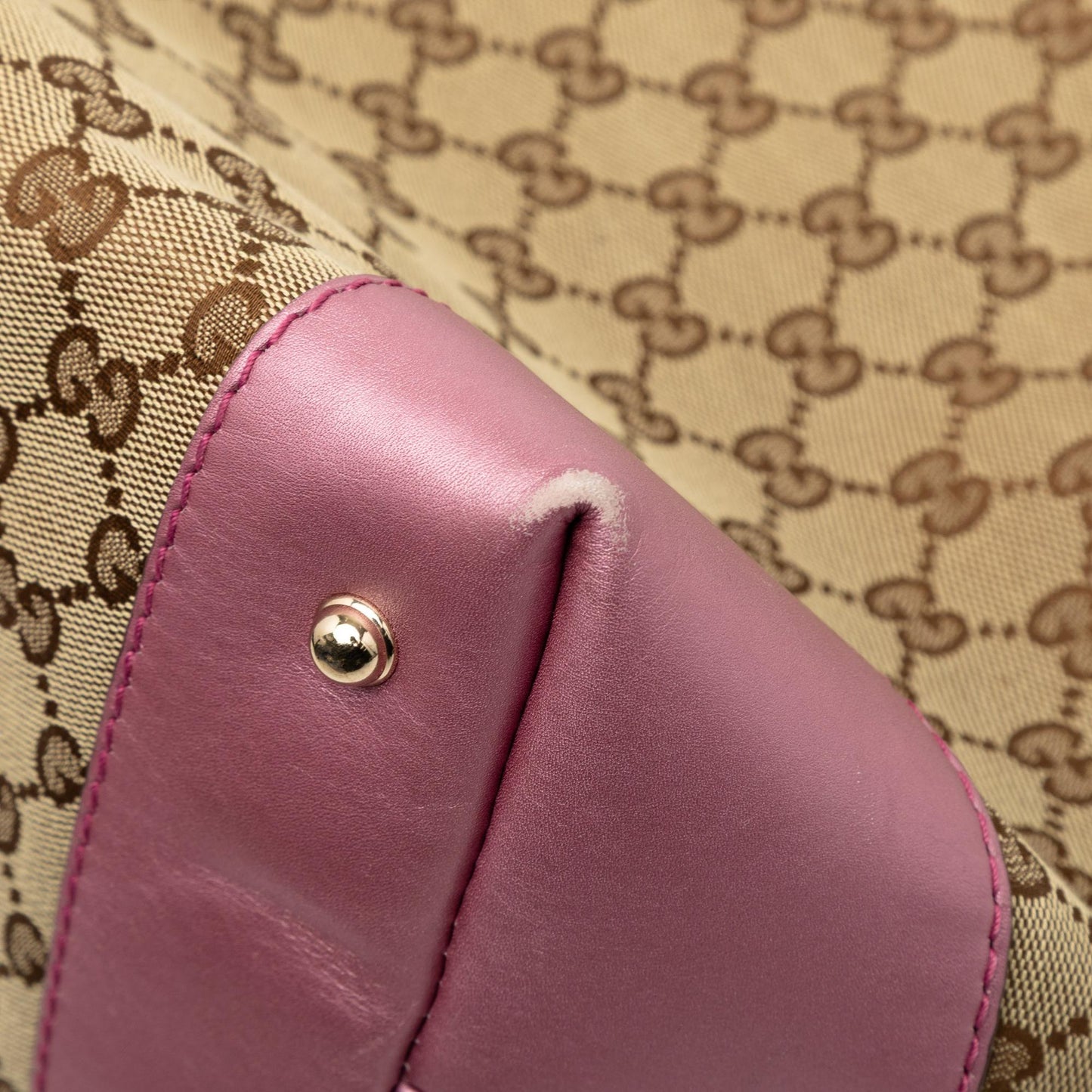 Gucci GG Canvas Heart Bit Shoulder Bag