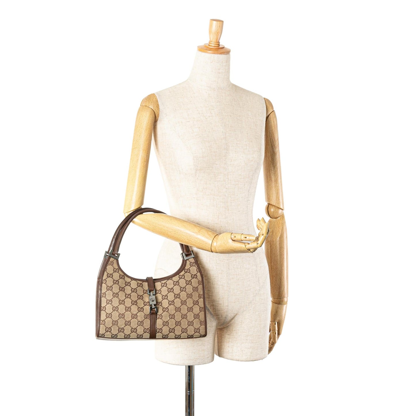 Gucci GG Canvas Jackie Bardot (SHG-KItrZ5)