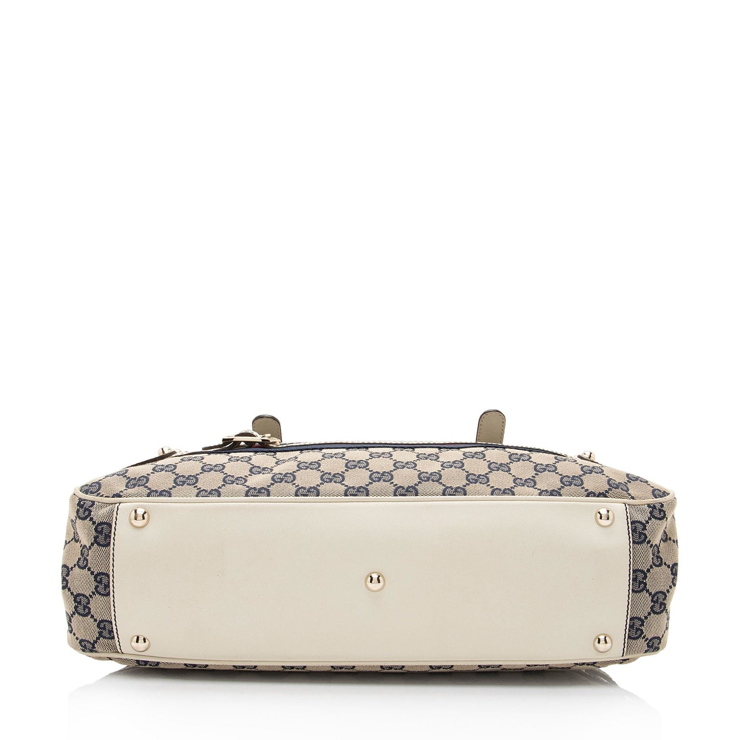 Gucci Nylon Leather Canvas Shoulder Bag