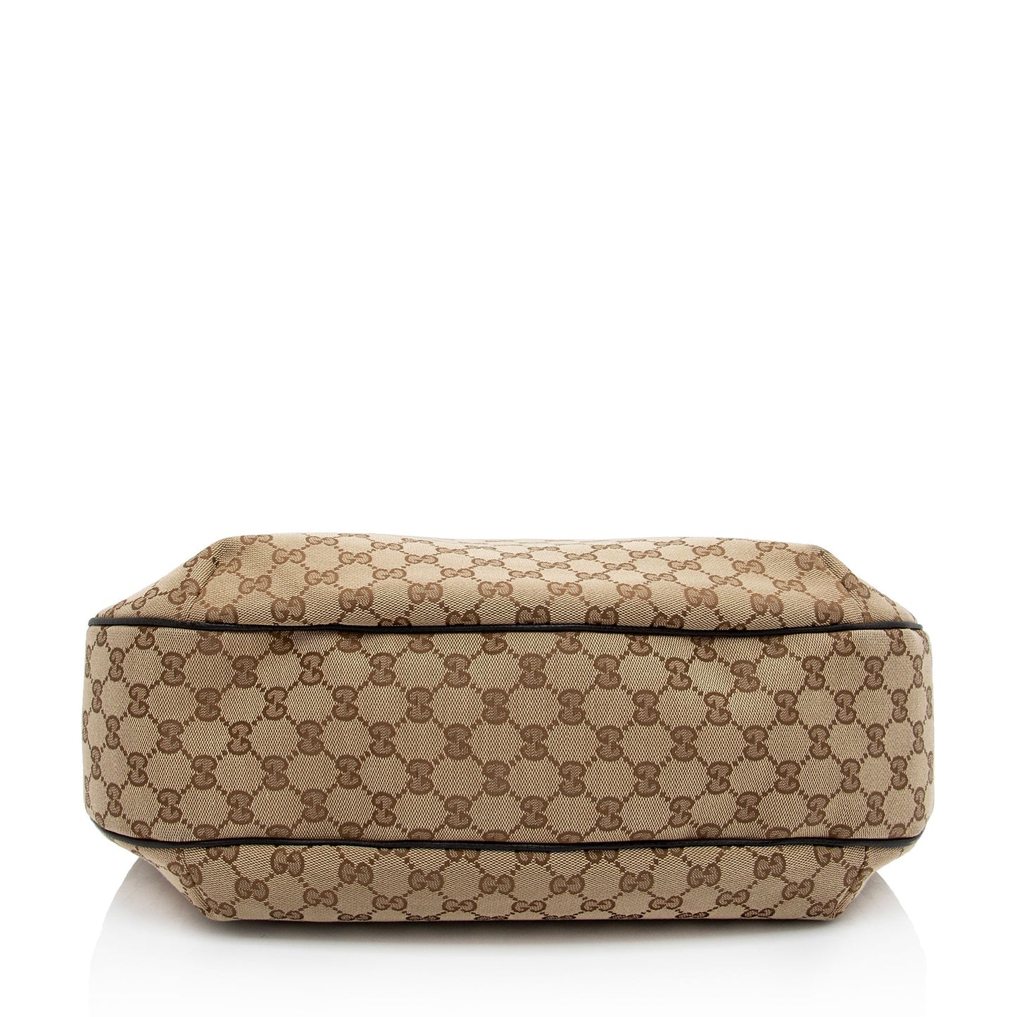 Gucci Nylon Leather Canvas Shoulder Bag