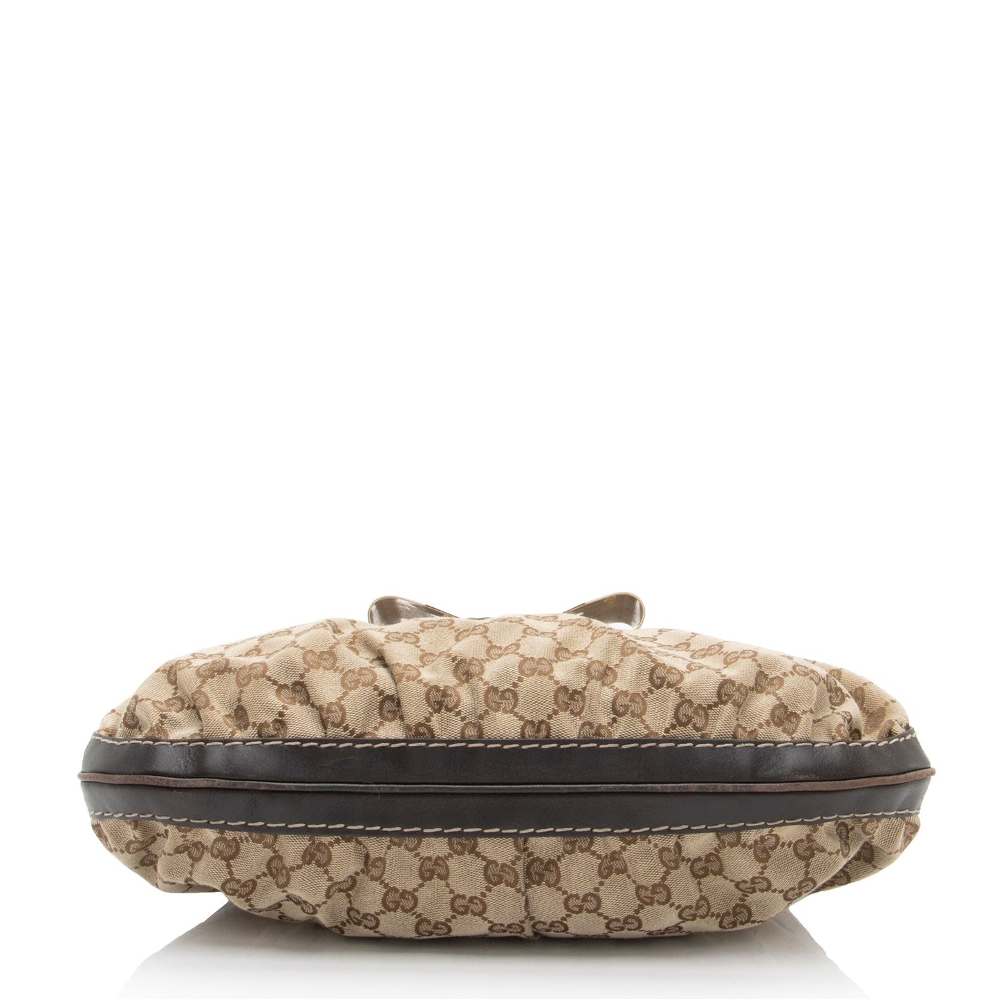 Gucci Leather Canvas Shoulder Bag