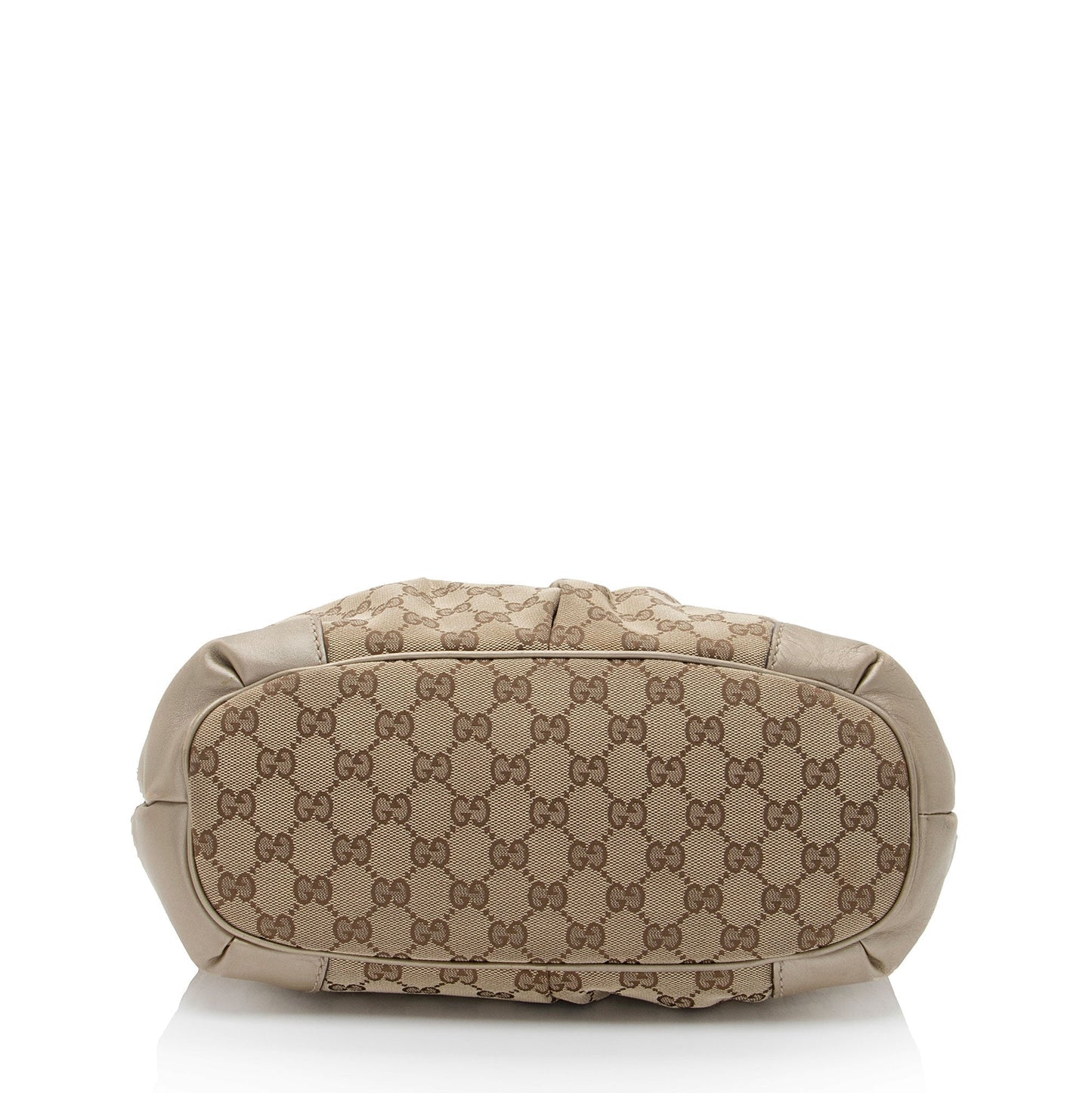 Gucci Leather Canvas Shoulder Bag