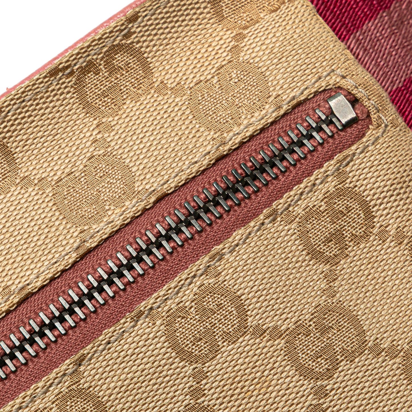 Gucci GG Canvas Web Double Pocket Belt Bag