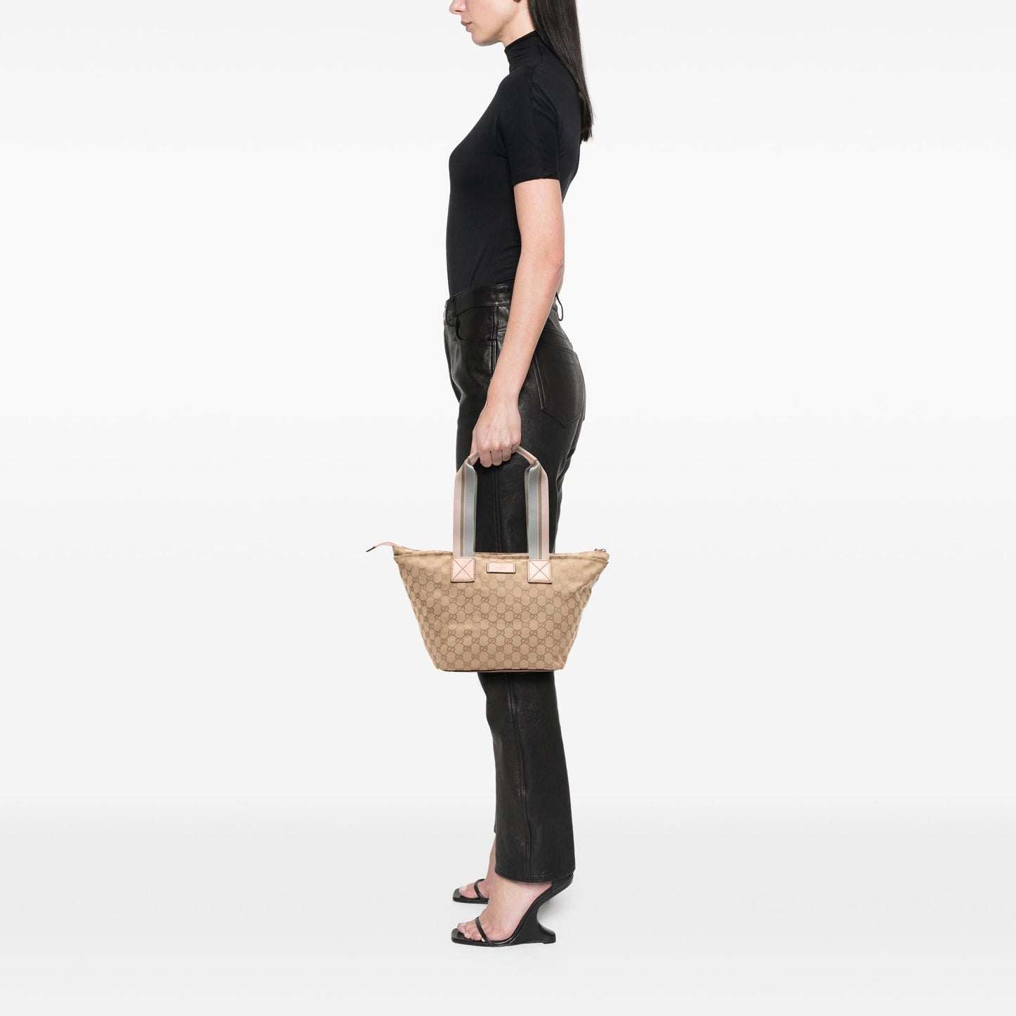 Gucci GG Canvas Web Tote