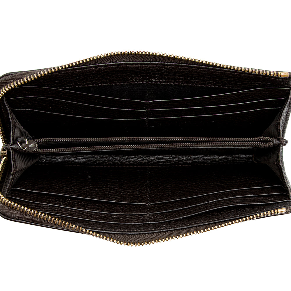 Gucci GG Canvas Zip Around Wallet (SHF-21327)