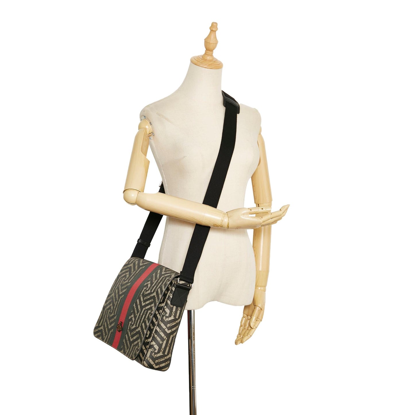 Gucci GG Supreme Caleido Web Crossbody Bag (SHG-DLhWpH)
