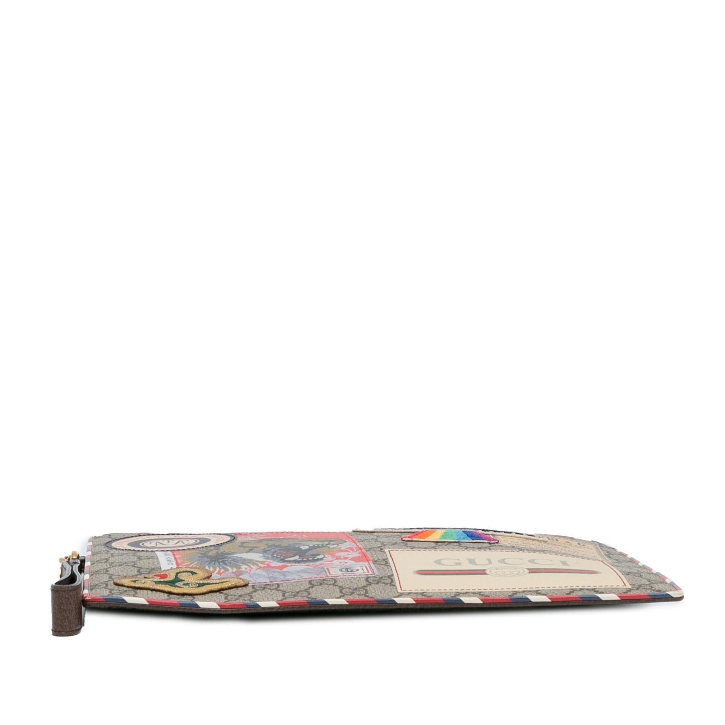 Gucci GG Supreme Courrier Clutch (SHG-XcQo2d)