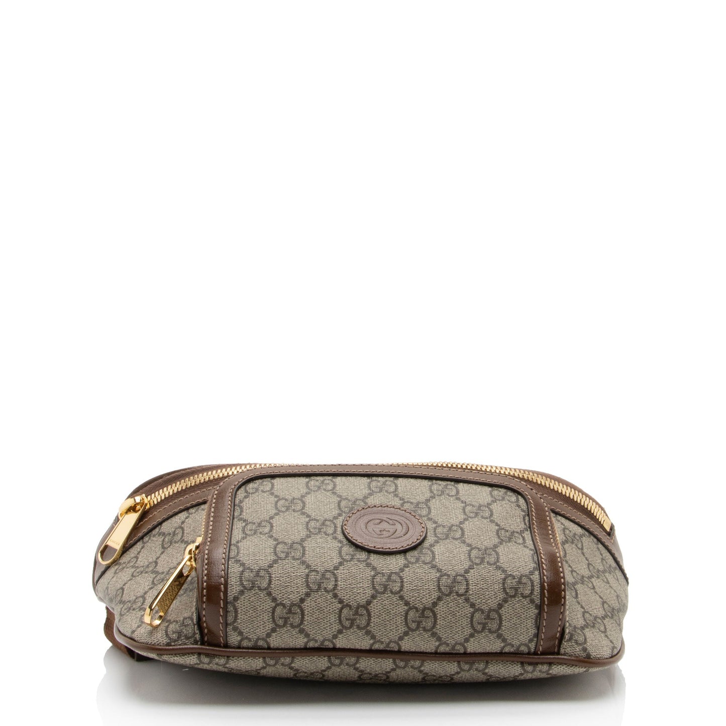 Gucci Nylon Leather Canvas Shoulder Bag