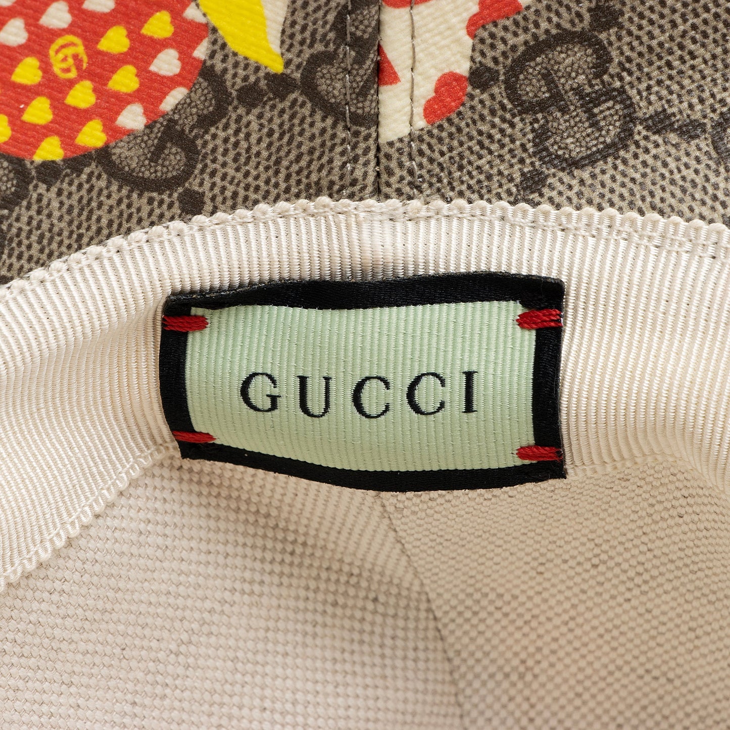 Gucci GG Supreme Les Pommes Bucket Hat - Size M (SHF-23710)