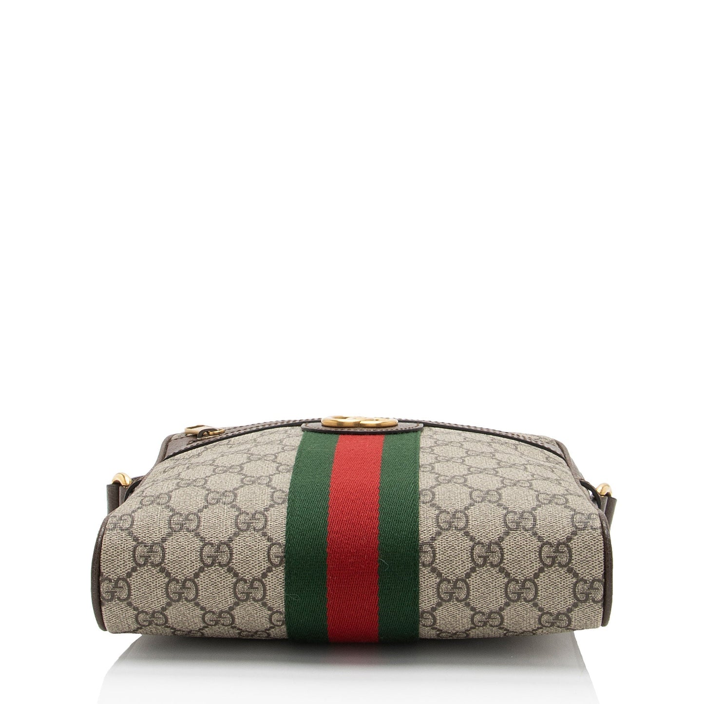 Gucci Nylon Leather Canvas Shoulder Bag