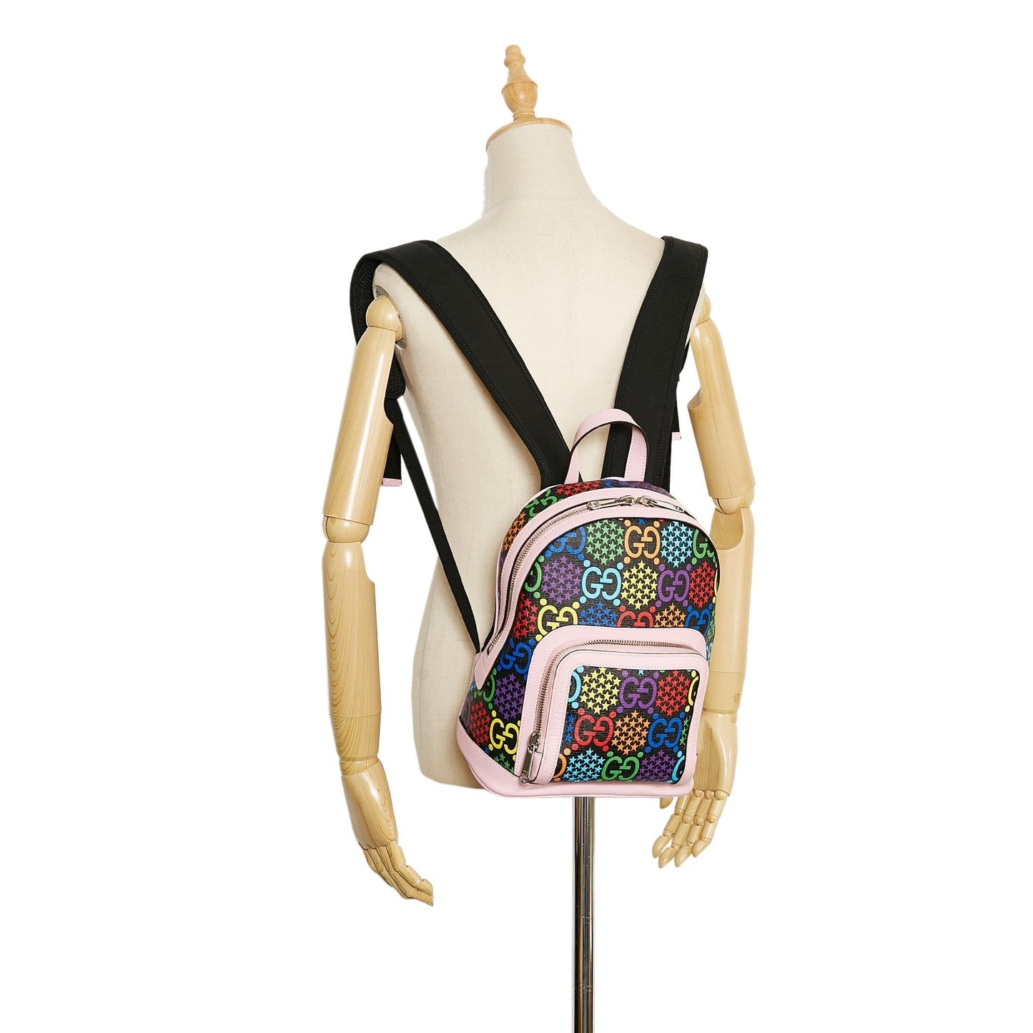 Gucci GG Supreme Psychedelic Backpack (SHG-bhgTab)