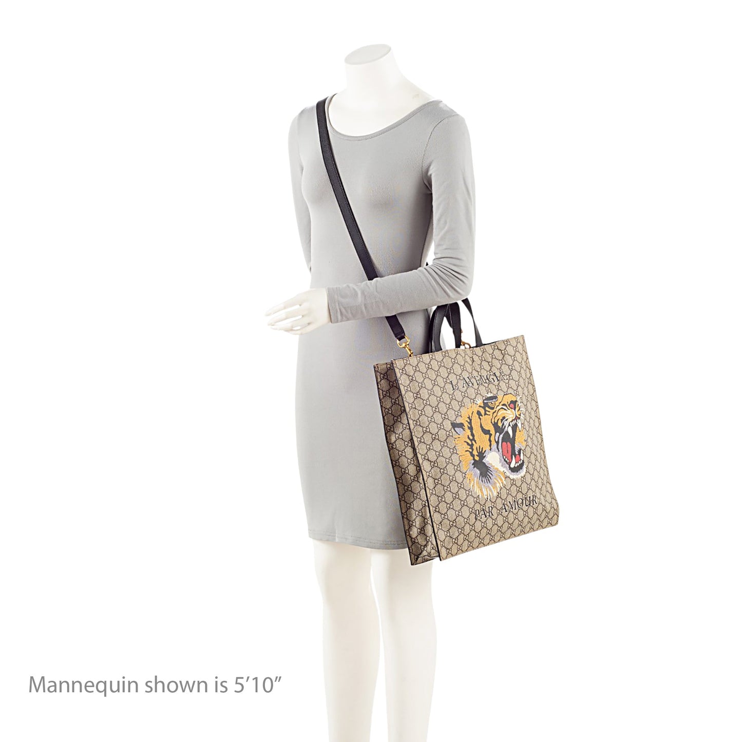 Gucci GG Supreme Tiger Tote