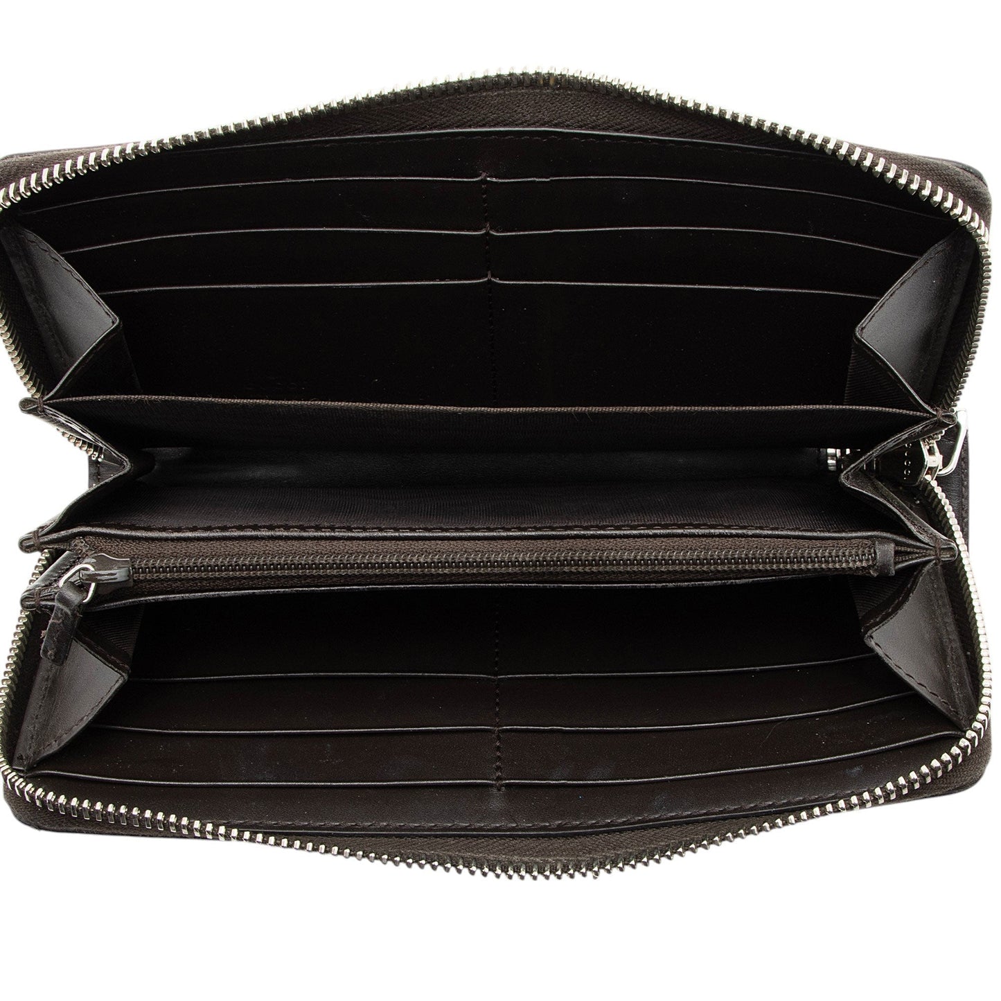 Gucci GG Supreme Web Bee Zip Around Wallet