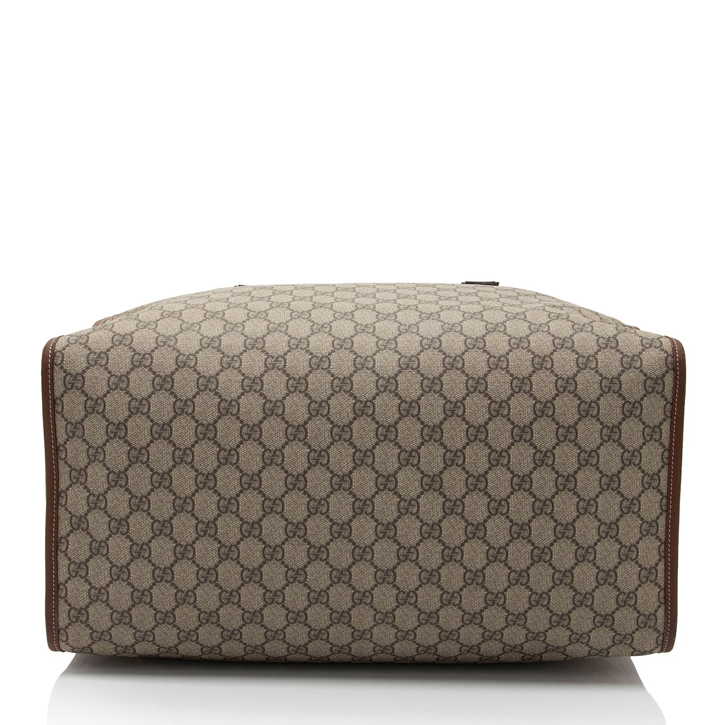 Gucci Nylon Leather Canvas Handbag