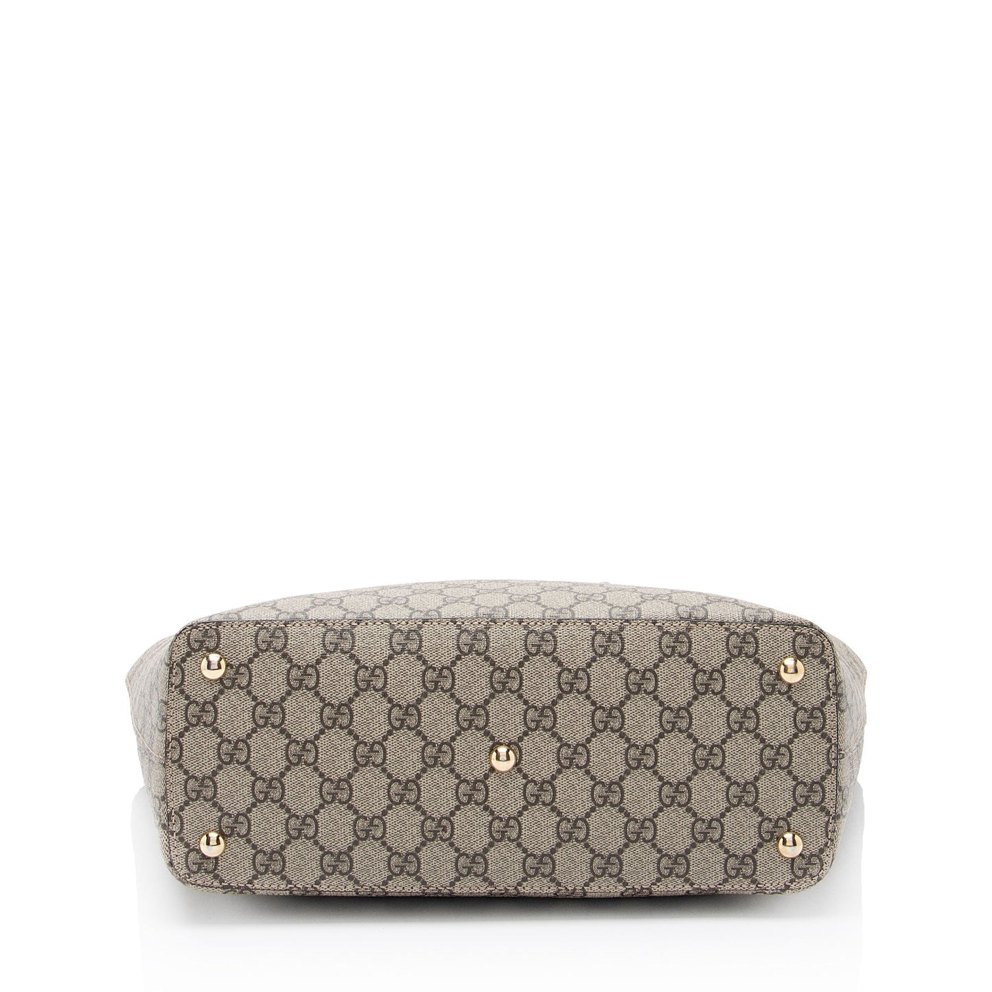 Gucci Leather Canvas Tote