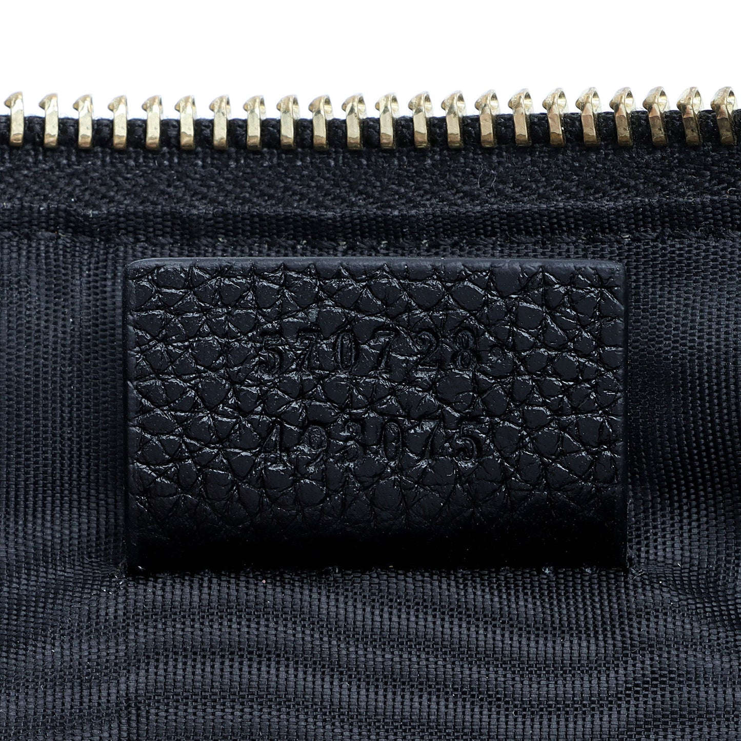 Gucci Nylon Pochette Leather Clutch