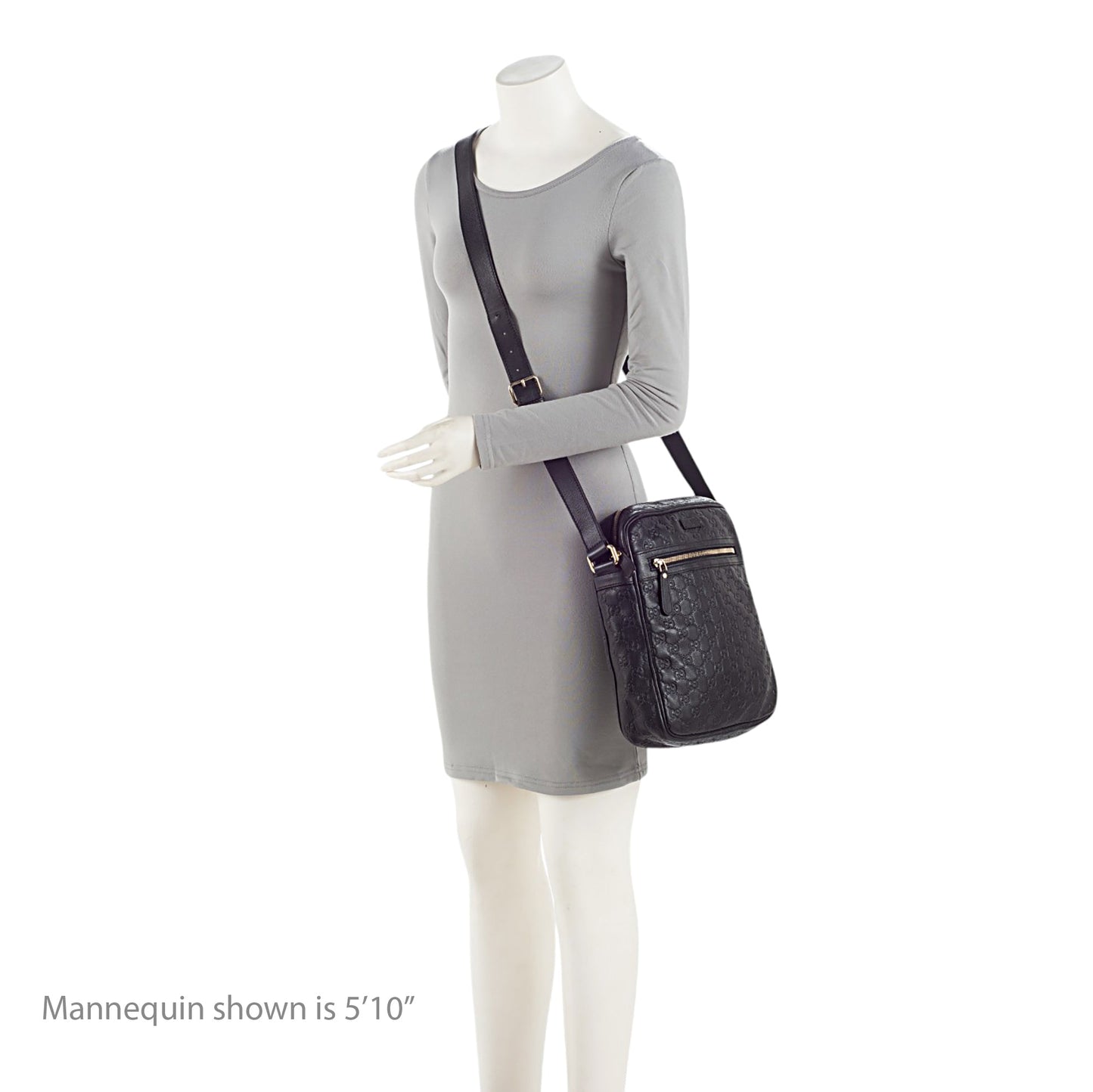 Gucci Guccissima Leather Messenger (SHF-poP2VB)