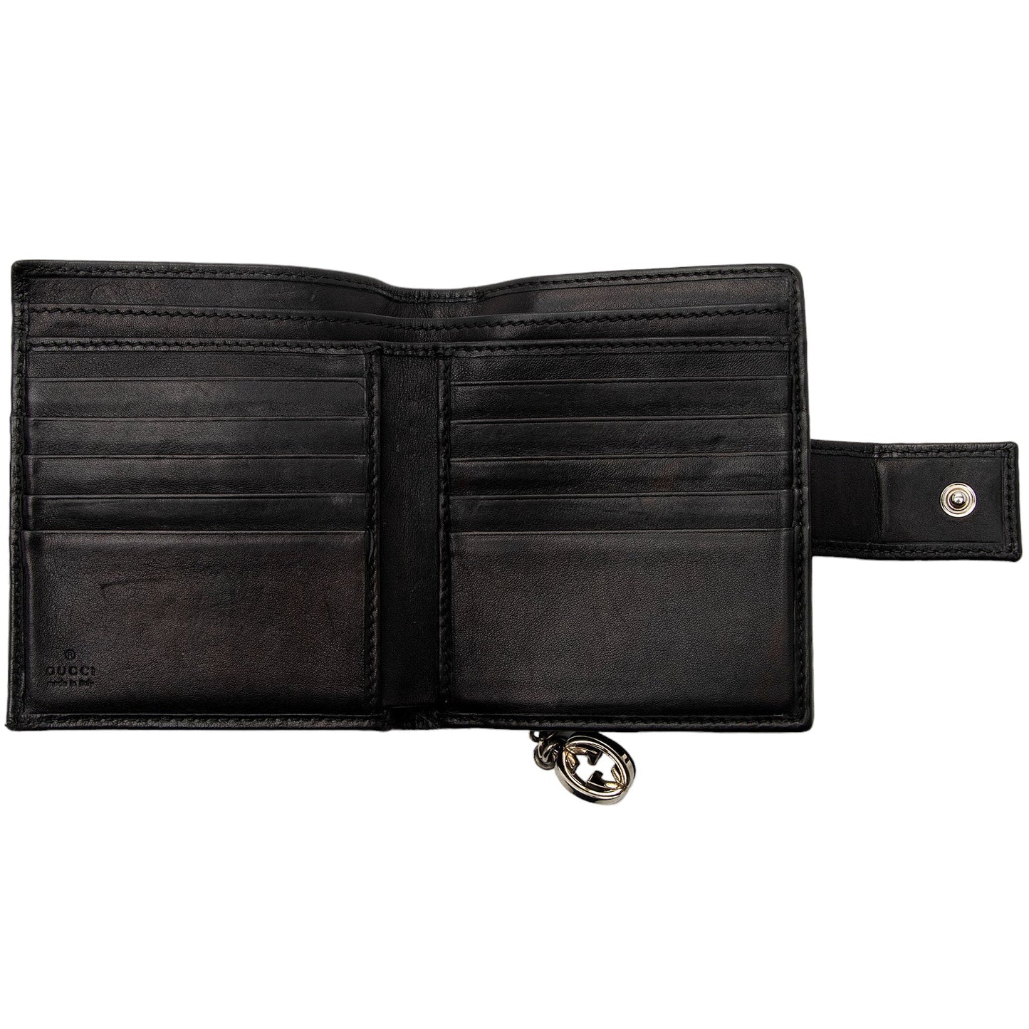 Gucci Guccissima Leather Twins French Wallet (SHF-cSvfdL)