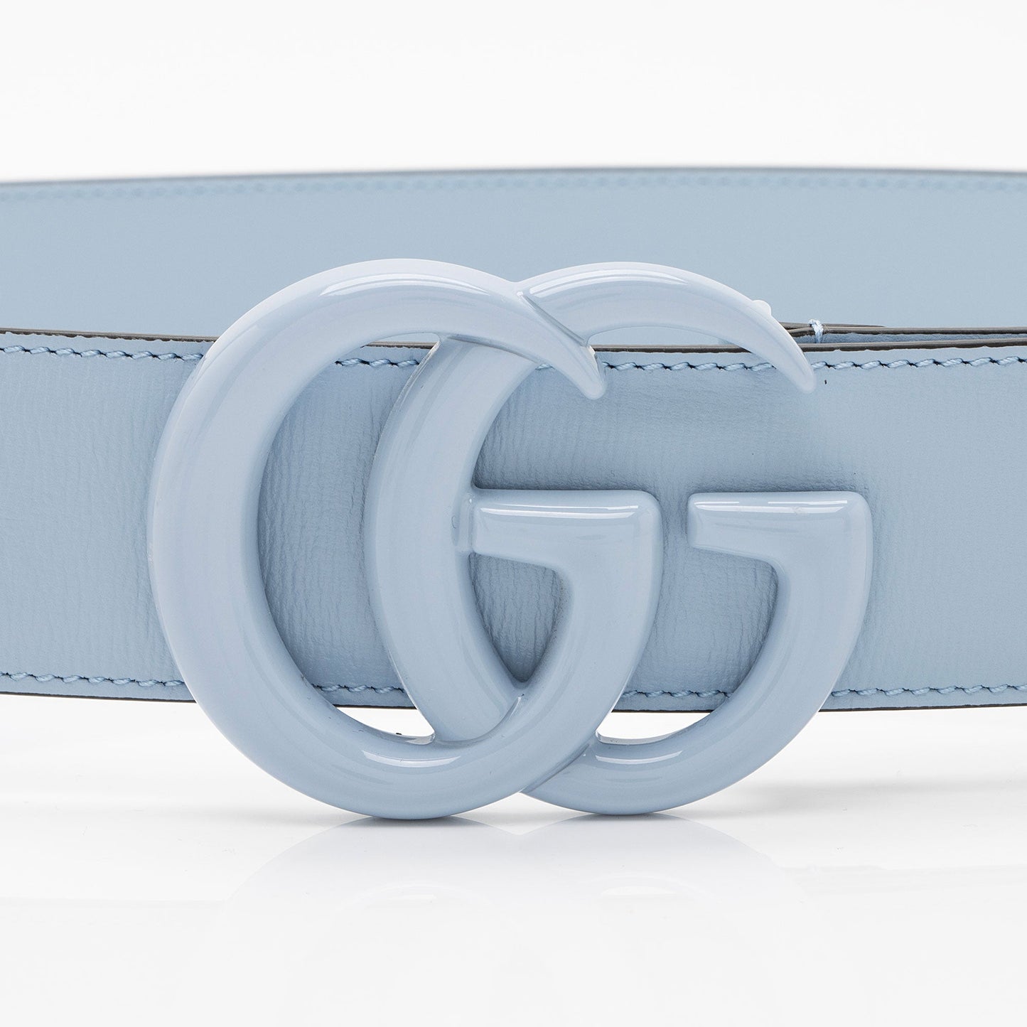Gucci Leather GG Marmont Monochrome Belt - Size 30 / 75 (SHF-kriHPF)