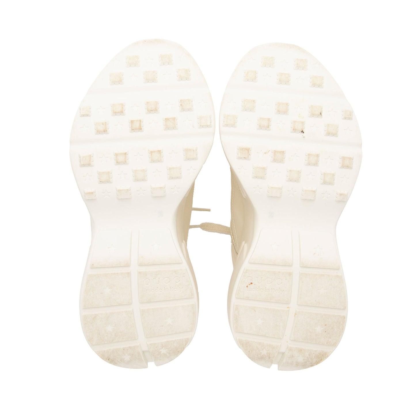 Gucci Leather Logo Rhyton Sneakers - Size 6 / 36 (SHF-5yPELc)