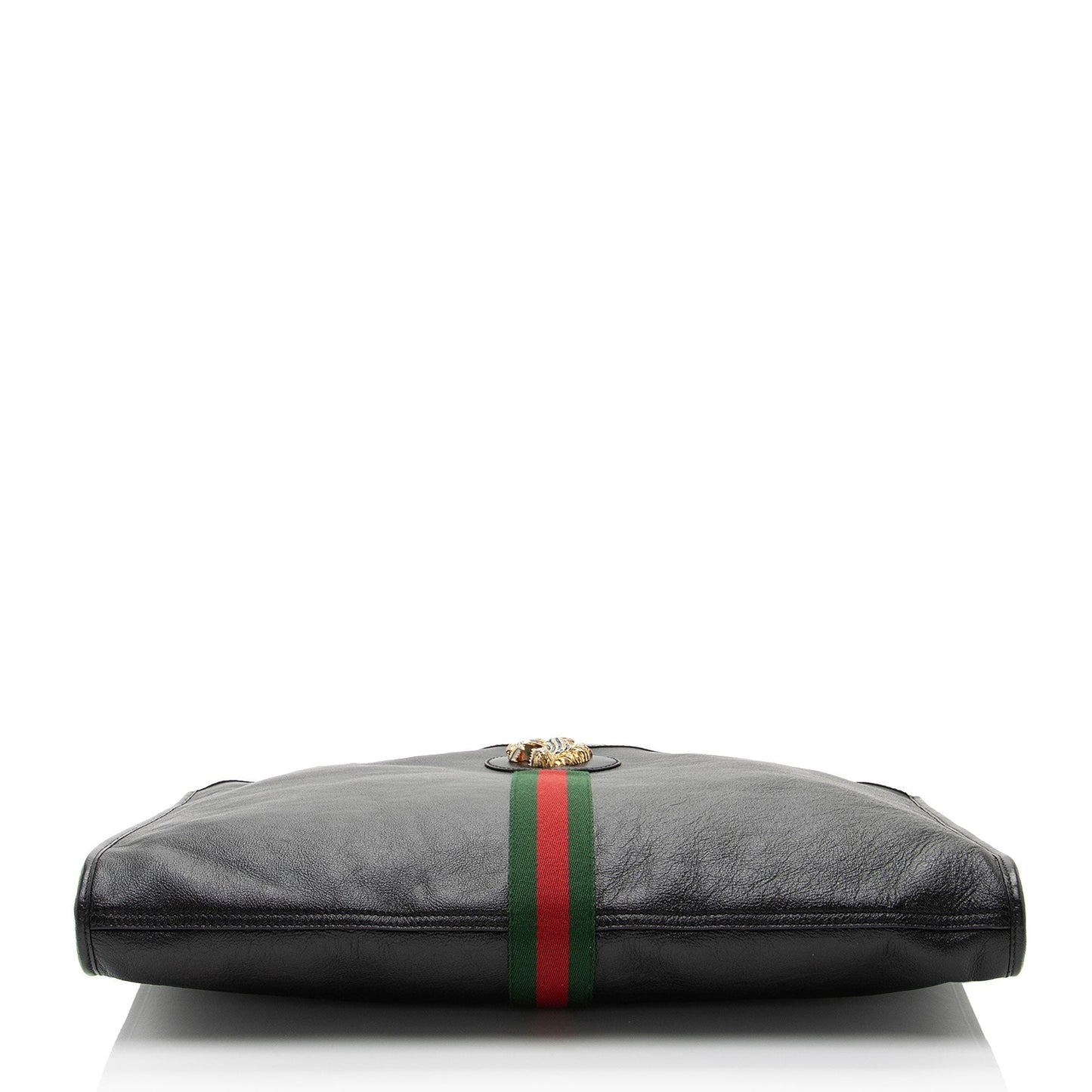 Gucci Nylon Pochette Leather Tote