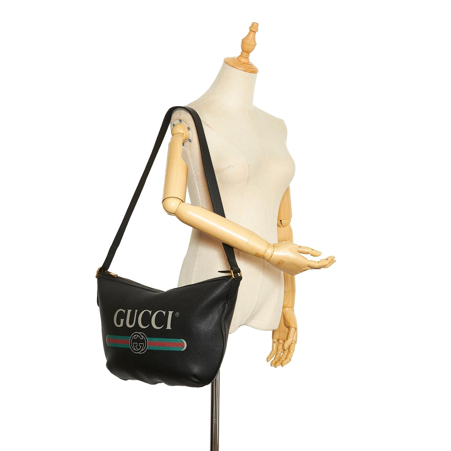 Gucci Logo Half Moon Hobo (SHG-FIF1Za)