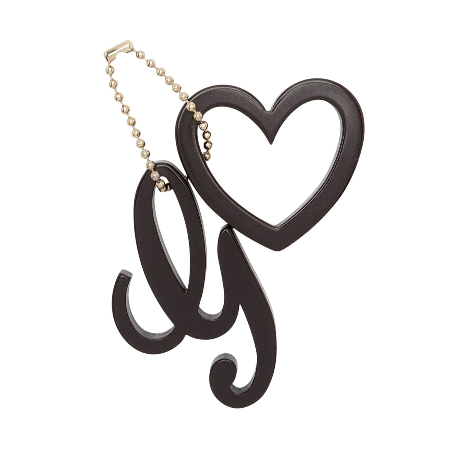 Gucci Logo Heart Bag Charm (SHF-ffke2P)