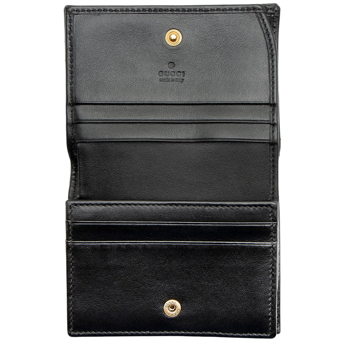 Gucci Matelasse Leather GG Marmont Card Wallet (SHF-vb1hJE)