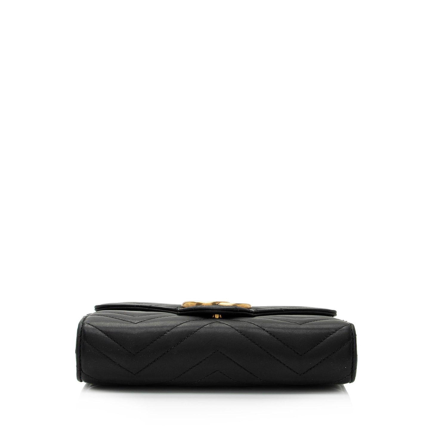 Gucci Matelasse Leather GG Marmont Mini Wallet on Chain Bag (SHF-2W0NuI)