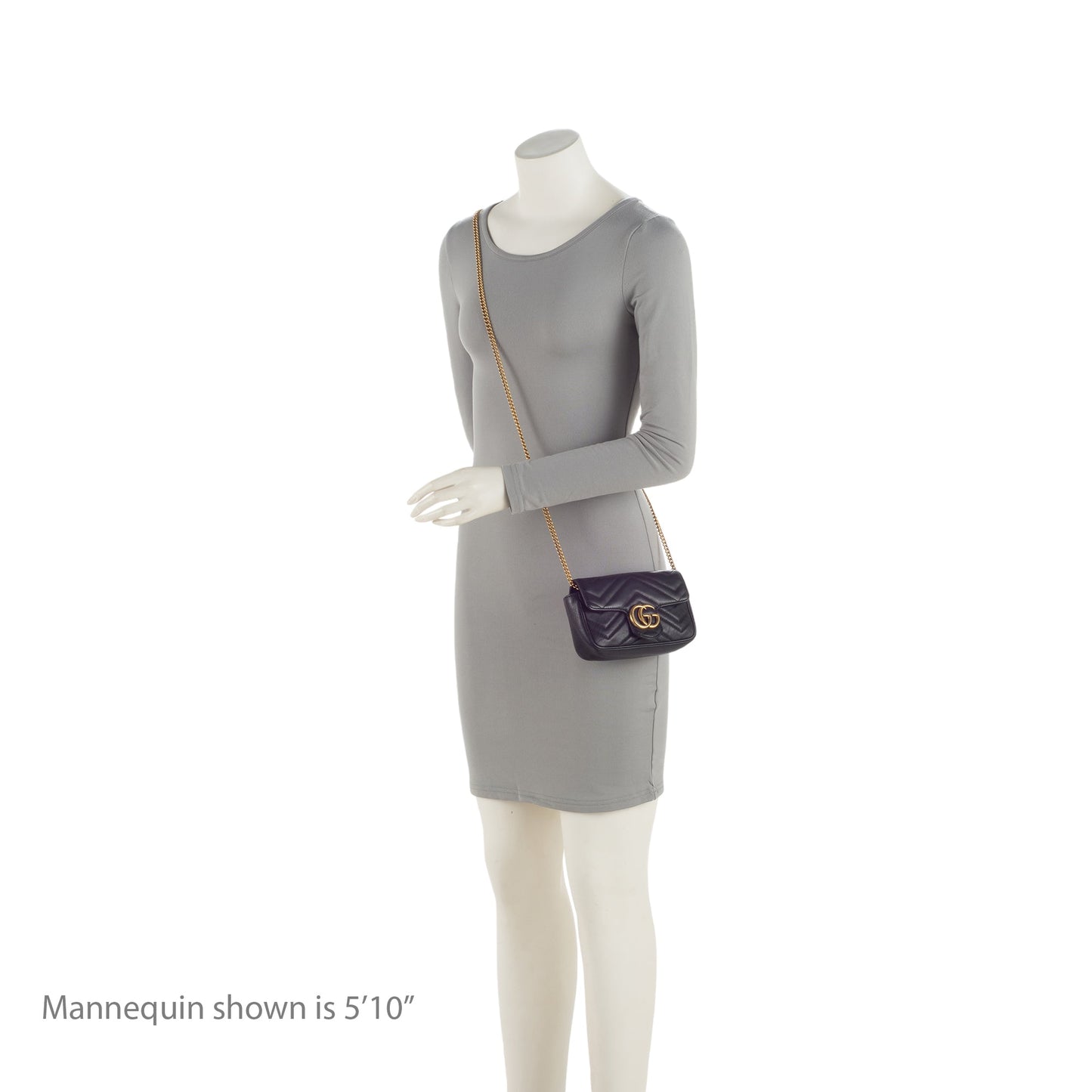 Gucci Matelasse Leather GG Marmont Super Mini Bag (SHF-PG5W8B)