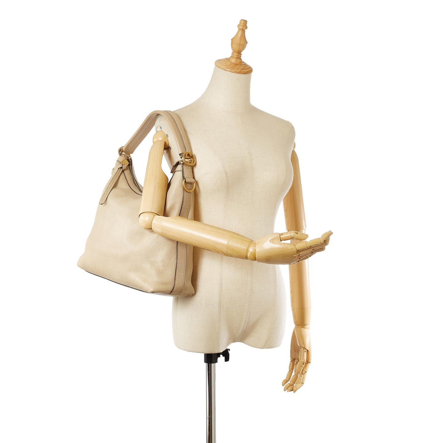 Gucci Miss GG Leather Satchel (SHG-21540)